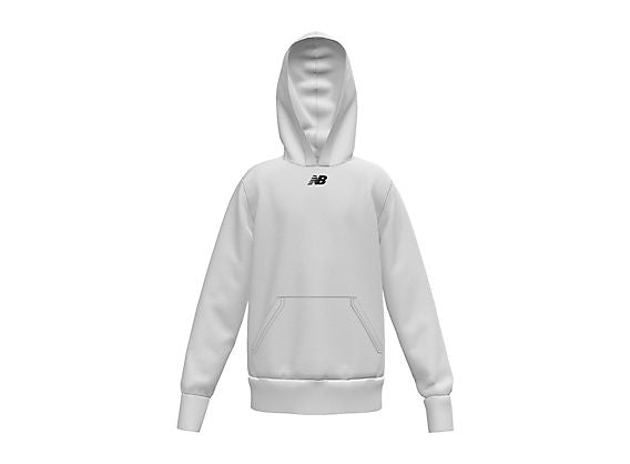 NB Youth Fleece Hoodie - White