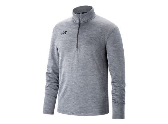 NB Youth Thermal Half Zip - Medium Heather