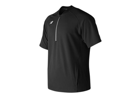 NB Youth Short Sleeve Batting Jacket - Team Black