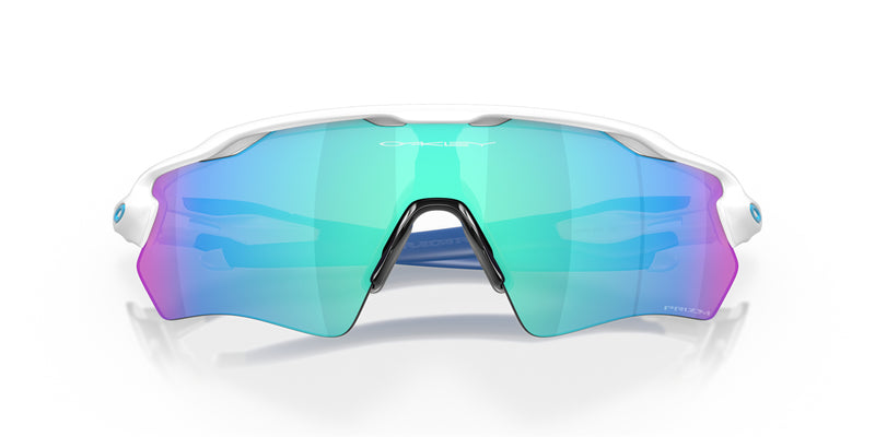 Radar EV XS Path (Youth Fit) Matte White / Prizm Sapphire