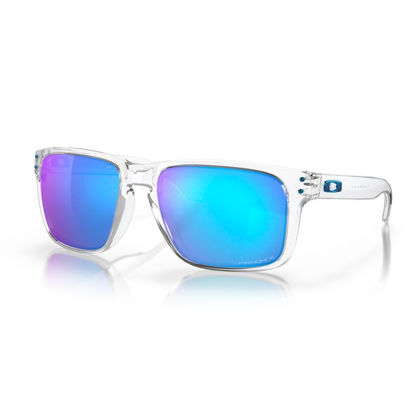 Holbrook XL Polished Clear Prizm Sapphire Polarized TCA Team