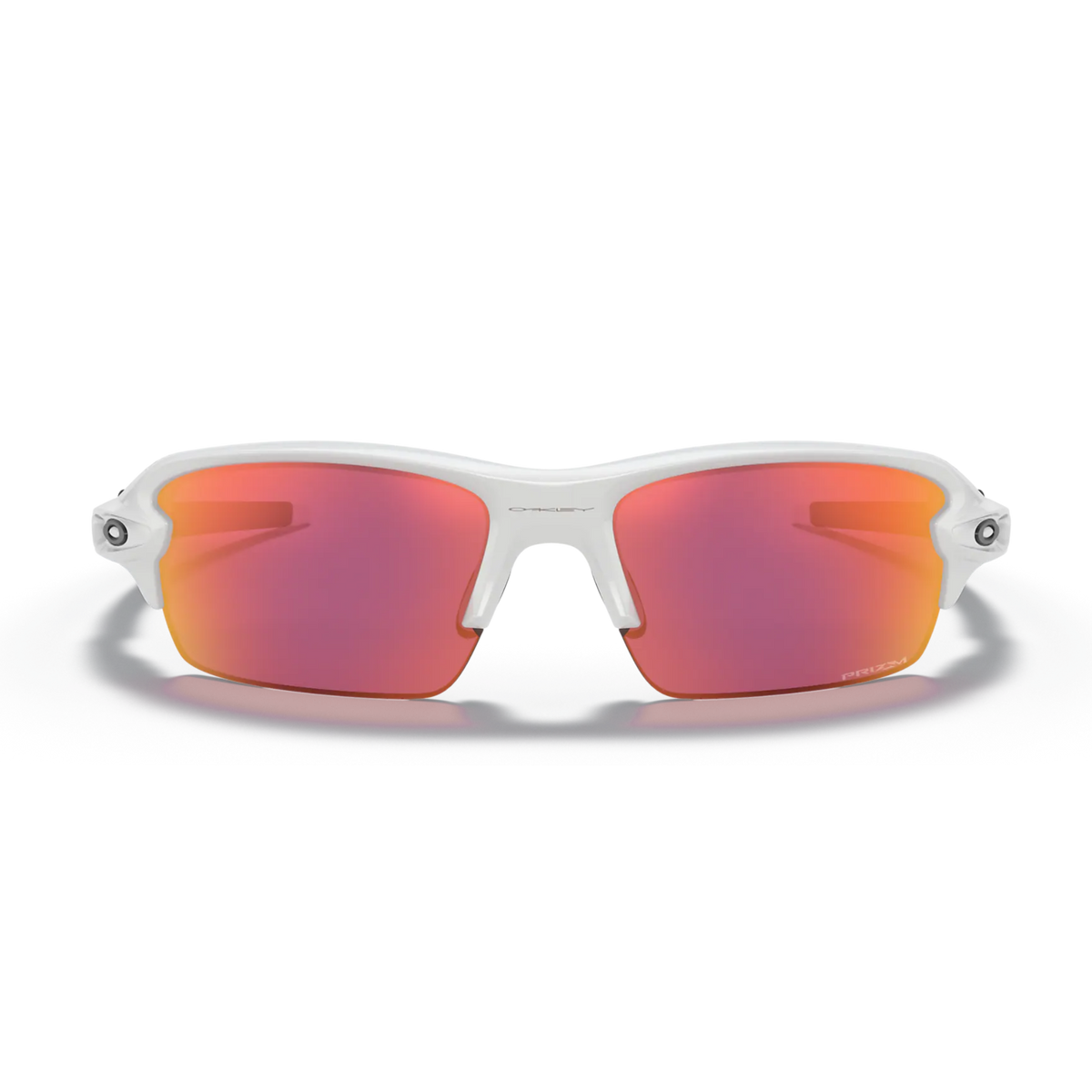 Flak XS (Youth Fit) (Polished White/ Prizm Field)