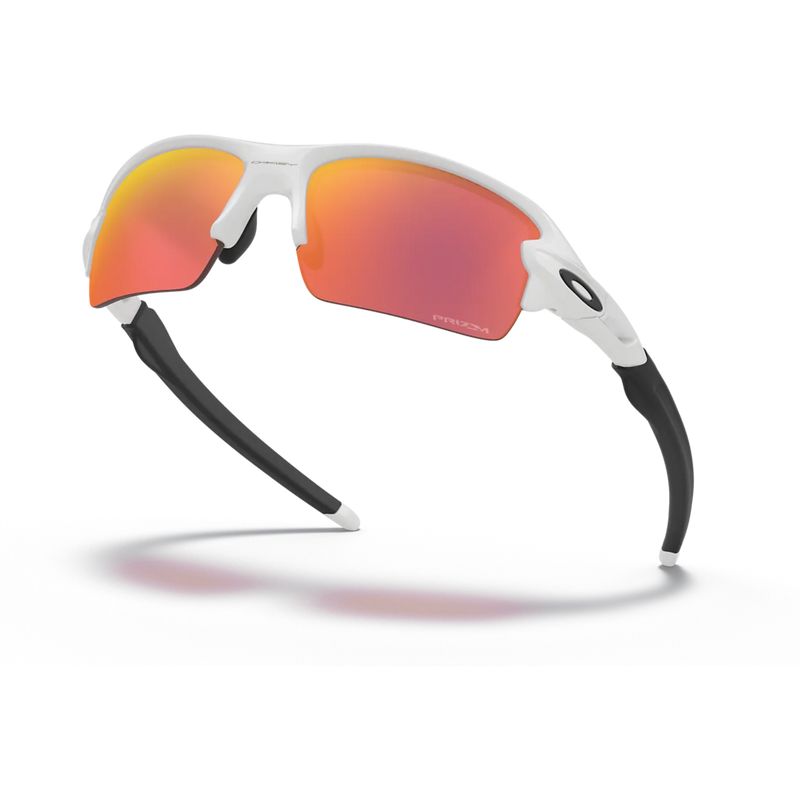 Flak XS Youth Fit Polished White Prizm Field TCA Team