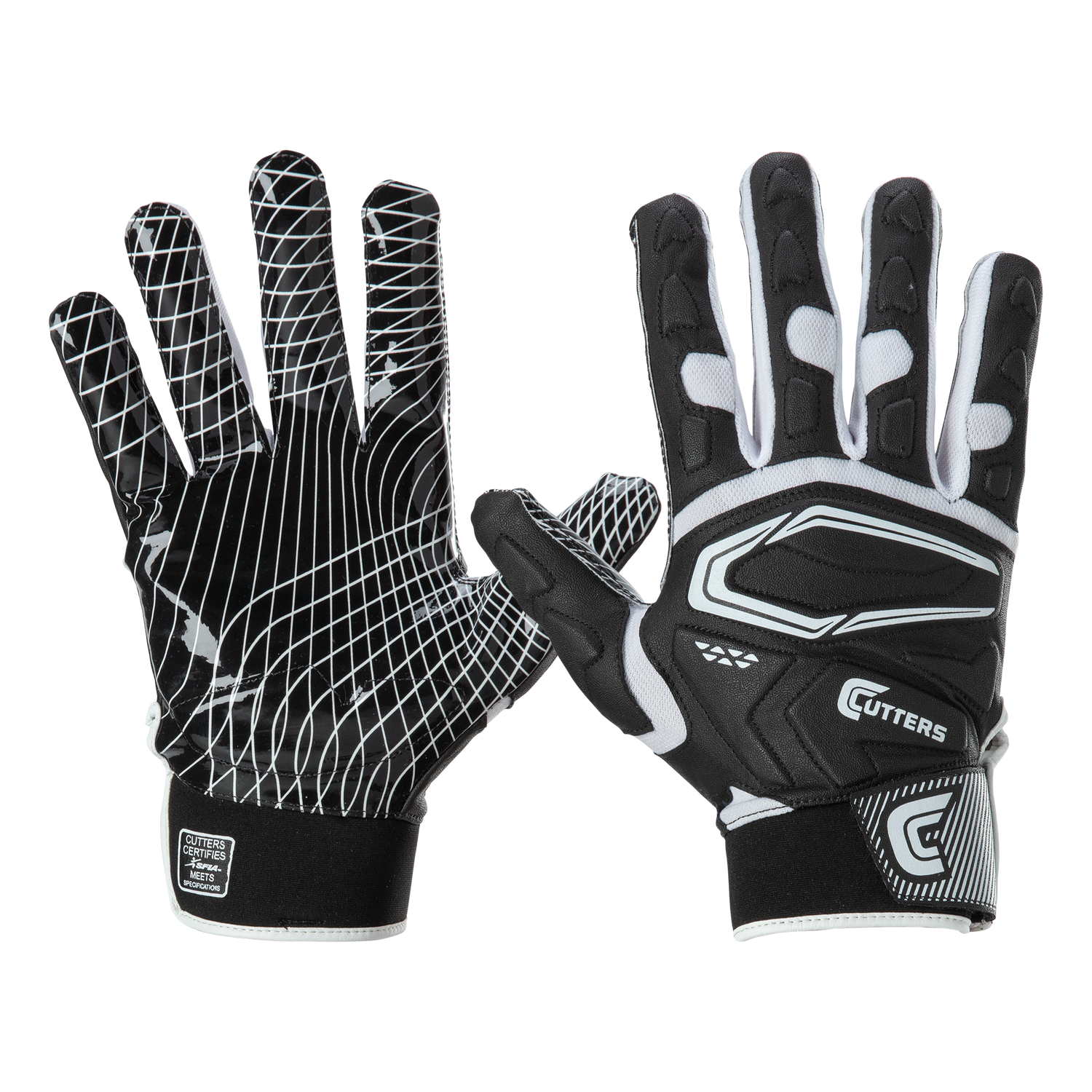 Game Day Receiver Gloves - Black