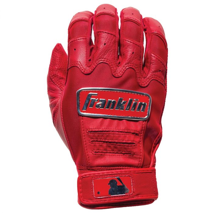 Franklin CFX Pro Chrome Adult Batting Gloves Red